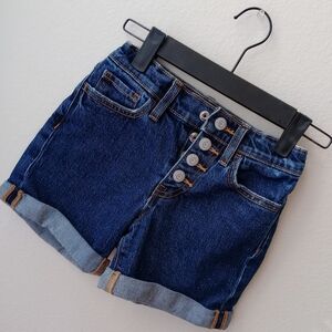 Stylish Denim Shorts with Button Detail